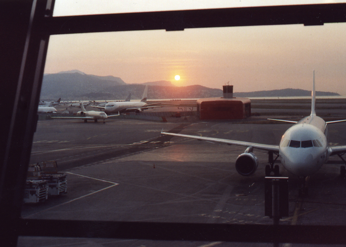 In front of us: The Airport